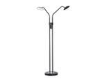 Fischer & Honsel , Schwarz , Metall , 135 cm , drehbar, getrennt schaltbar, Farbtemperaturwechsler ,