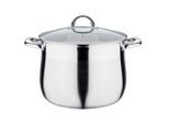 GSW , Edelstahlfarben , Metall , 13.5 l , 13.5 cm , ISO 9001 , backofengeeignet, hitzebeständige Griffe, rostfrei, Griffe werden nicht heiß, hitzebeständig, optimale Wärmeverteilung, leichte Reinigung, verkapselter Sandwichboden, Hohlgriffe,mit Dampfablass, backofengeeignet , Kochen & Essen, Töpfe, Spezialtöpfe