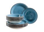 Mäser , Dunkelblau , Keramik , handbemalt , Kochen & Essen, Geschirr, Geschirrsets, Tafelservices