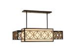 Elstead Lighting , Goldfarben, Bronzefarben , Metall , 53.4x102.9x53.4 cm , Grüner Punkt, RoHS , Beleuchtung, Innenleuchten, Hängeleuchten, Hängeleuchten mehrflammig