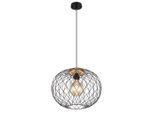 Globo , Braun, Schwarz , Holz, Metall , Kugel , 150 cm , Beleuchtung, Innenleuchten, Hängeleuchten, Kugellampen