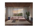 Mid.you , Rosa , Textil , Ottomane rechts, L-Form , 304x200 cm , Made in EU ,