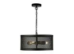 Möbelix , Schwarz , Metall , 150 cm , höhenverstellbar , Beleuchtung, Innenleuchten, Hängeleuchten, Hängeleuchten mehrflammig