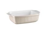Mäser , Beige , Keramik , rechteckig , 33x8x24 cm , backofengeeignet, mikrowellengeeignet, kratzfest, antihaftbeschichtet, geschmacksneutral , Kochen & Essen, Töpfe, Auflaufformen