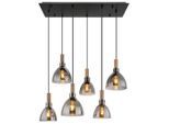 Globo , Schwarz , Metall, Glas, Holzwerkstoff , 30x120x80 cm , CE ,