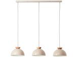 Brilliant , Naturfarben, Beige , Holz, Metall , 100x100x25 cm , RoHS, Fsc, Reach, Europäischer Sicherheitsstandard, CE , höhenverstellbar , Beleuchtung, Innenleuchten, Hängeleuchten, Pendelleuchten