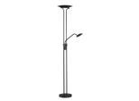 Fischer & Honsel , Schwarz , Glas , 180 cm , Farbtemperaturwechsler, Lesearm ,