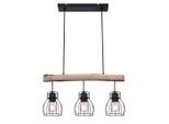 Globo , Naturfarben, Schwarz , Holz, Metall , 13.6x140x60 cm ,