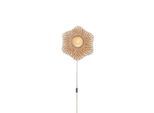 Good & Mojo , Naturfarben , Naturmaterialien , Blume , 12 cm , Beleuchtung, Innenleuchten, Wandleuchten, Wandleuchten