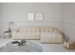 Ecksofa JAHNKE "RELAX BUBBLE CORNER", beige, B:305cm H:76cm T:128cm, Sofas, Ecksofa, Platz für bis zu 5 Personen,Taschenfederkernpolsterung,L-Form,B:305 cm
