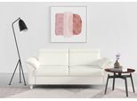 2,5-Sitzer SIT & MORE "Arngast", weiß (reinweiß), B:186cm H:84cm T:93cm, Sofas, 2 5-Sitzer, inklusive Federkern und Kopfteilverstellung