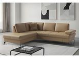 Ecksofa SIT & MORE "Morris Jubi, Ottomane, Breite 238 cm", braun (cappuccino), B:238cm H:83cm T:202cm, Sofas, Ecksofa, mit Armteilfunktion, wahlweise mit Schlaffunktion
