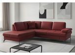 Ecksofa SIT & MORE "Morris Jubi, Ottomane, Breite 238 cm", rot (merlot), B:238cm H:83cm T:202cm, Sofas, Ecksofa, mit Armteilfunktion, wahlweise mit Schlaffunktion