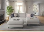 Ecksofa SIT & MORE "Scarlett L-Form", beige (natur), B:258cm T:172cm, Sofas, Ecksofa, inklusive Kopfteilverstellung, wahlweise mit Bettfunktion, Bettkasten