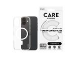 CARE BY PANZERGLASS Handyhülle "Urban Combat Case mit MagSafe für Apple iPhone 16", weiß (transparent, weiß), B:10,9cm H:1,9cm T:19,7cm, Hüllen, Backcover, Schutzhülle, Handyschutzhülle, Case, Schutzcase, stoßfest, Handyhülle