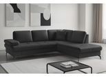 Ecksofa SIT & MORE "Morris Jubi, Ottomane, Breite 238 cm", schwarz, B:238cm H:83cm T:202cm, Sofas, Ecksofa, mit Armteilfunktion, wahlweise mit Schlaffunktion