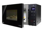 LG Mikrowelle "MH 6535 GIS", schwarz, B:47,6cm H:27,2cm T:38,8cm, Mikrowellen, echte Glasfront, Mikrowelle, Topseller