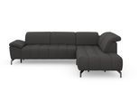 Ecksofa SIT & MORE "Cool L-Form", grau (fango), B:272cm H:79cm T:220cm, Sofas, Ecksofa, wahlweise mit Kopfteilverstellung und Vorziehsitz motorisch