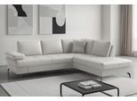 Ecksofa SIT & MORE "Morris Jubi, Ottomane, Breite 238 cm", weiß (reinweiß), B:238cm H:83cm T:202cm, Sofas, Ecksofa, mit Armteilfunktion, wahlweise mit Schlaffunktion