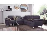Ecksofa SIT & MORE "Sorano L-Form", grau (anthrazit), B:249cm H:88cm T:229cm, Sofas, Ecksofa, wahlweise mit Bett- und Relaxfunktion, inkl. Bettkasten