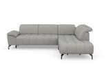 Ecksofa SIT & MORE "Cool L-Form", silber, B:272cm H:79cm T:220cm, Sofas, Ecksofa, wahlweise mit Kopfteilverstellung und Vorziehsitz motorisch