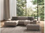 Ecksofa SIT & MORE "Cool L-Form", grau (elephant), B:290cm H:79cm T:185cm, Sofas, Ecksofa, wahlweise mit Kopfteilverstellung und Vorziehsitz, motorisch