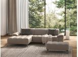 Ecksofa SIT & MORE "Cool L-Form", grau (elephant), B:290cm H:79cm T:185cm, Sofas, Ecksofa, wahlweise mit Kopfteilverstellung und Vorziehsitz, motorisch