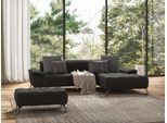 Ecksofa SIT & MORE "Cool L-Form", grau (fango), B:290cm H:79cm T:185cm, Sofas, Ecksofa, wahlweise mit Kopfteilverstellung und Vorziehsitz, motorisch