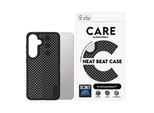 CARE BY PANZERGLASS Handyhülle "Heat Beat Case für Samsung Galaxy S25", schwarz, B:11cm H:2,5cm T:20cm, Hüllen, Backcover, Schutzhülle, Handyschutzhülle, Case, Schutzcase, stoßfest, Handyhülle