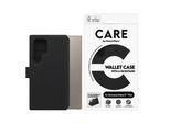 CARE BY PANZERGLASS Handyhülle "Wallet Case with Kickstand für Samsung Galaxy S25 Ultra", schwarz, B:11cm H:2,5cm T:20cm, Hüllen, Backcover, Schutzhülle, Handyschutzhülle, Case, Schutzcase, stoßfest, Handyhülle