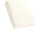 Spannbettlaken KUM "Mikrofaser-Fleece Spannbetttuch", beige (natur), L:200cm, Microfaser-Fleece, Obermaterial: 100% Polyester, Bettlaken, Spannbettlaken, bis ca. 25 cm Matratzenhöhe, weich & kuschelig
