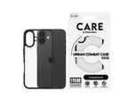 CARE BY PANZERGLASS Handyhülle "Urban Combat Case für Apple iPhone 16", schwarz (schwarz, transparent), B:11cm H:1,9cm T:19,5cm, Hüllen, Backcover, Schutzhülle, Handyschutzhülle, Case, Schutzcase, stoßfest, Handyhülle