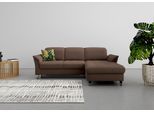 Ecksofa SIT & MORE "Maggiore L-Form", braun (espresso), B:258cm T:173cm, 98% Polyester, 2% Polyamid, Sofas, Ecksofa, wahlweise mit Kopfteilverstellung, Bettfunktion und Bettkasten