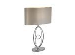 Möbelix , Silberfarben, Chromfarben , Metall , 16x53x34.5 cm , Beleuchtung, Innenleuchten, Tischlampen, Tischlampen