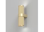 Maytoni , Goldfarben , Metall , rechteckig , 21.7x6.5x10.6 cm , CE , gleichmäßige Lichtverteilung , Beleuchtung, Innenleuchten, Wandleuchten, Wandleuchten