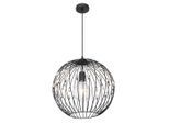 Globo , Schwarz , Metall, Glas , Kugel , 120 cm ,