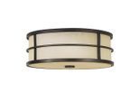 Elstead Lighting , Dunkelbraun, Bronzefarben , Metall , 12.4 cm , Grüner Punkt, RoHS , Beleuchtung, Innenleuchten, Deckenleuchten