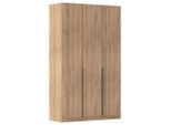 Rauch Möbel , Sonoma Eiche , Holzwerkstoff , 4 Fächer , 136x229x54 cm , Blauer Engel, Goldenes M, BQ - Bündnis für Qualität, Made in Germany , Beimöbel erhältlich, in verschiedenen Größen erhältlich ,