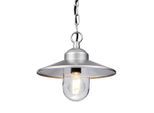 Elstead Lighting , Silberfarben , Metall, Glas , 26 cm , RoHS , höhenverstellbar , Freizeit im Garten, Gartenaccessoires, Gartendeko