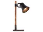 Brilliant , Schwarz , Holz, Metall , 16x55 cm , drehbar, schwenkbar , Beleuchtung, Innenleuchten, Tischlampen, Tischlampen