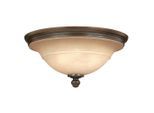 Elstead Lighting , Bronzefarben , Metall, Glas , 21 cm , Grüner Punkt, RoHS , Beleuchtung, Innenleuchten, Deckenleuchten