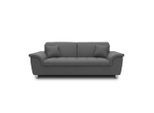 Mid.you , Dunkelgrau , Textil , Uni , 210x81x105 cm , Made in EU, FSC MIX , Rücken echt, Armteil links, Armteil rechts , Wohnzimmer, Sofas & Couches, Sofas, 2er Sofas