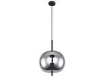 Globo , Schwarz , Metall, Glas , 120 cm , Beleuchtung, Innenleuchten, Hängeleuchten