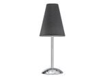Möbelix , Schwarz, Chromfarben , Metall , 20x54x20 cm , Beleuchtung, Innenleuchten, Tischlampen, Tischlampen