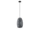 Eglo , Schwarz , Metall , bauchig , 110 cm ,