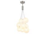 Globo , Nickelfarben , Metall, Glas , rund , 90 cm , CE ,