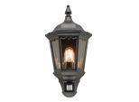 Elstead Lighting , Schwarz , Metall, Glas , 26x49.5 cm , Europäischer Sicherheitsstandard, Schutzklasse I (Erdungsanschluss), CE , Freizeit im Garten, Gartenaccessoires, Gartendeko