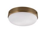 Elstead Lighting , Messingfarben , Metall, Glas , 11.7 cm , Grüner Punkt, RoHS , Beleuchtung, Innenleuchten, Deckenleuchten