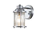 Elstead Lighting , Chromfarben , Metall, Glas , 12.7x20.6 cm , Grüner Punkt, Europäischer Sicherheitsstandard, CE , Beleuchtung, Innenleuchten, Badezimmerlampen, Badezimmer-Wandleuchten