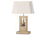 Möbelix , Beige , Holz , 13x46x30 cm , Beleuchtung, Innenleuchten, Tischlampen, Tischlampen